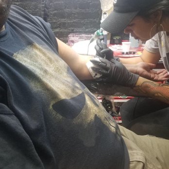 Not For Nothing Tattoos and Piercing - Natasha at work. (@turbo.tash) on Instagram - Tattoo Near Me - New York, New York