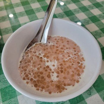 SHWE Burmese Restaurant - Tapioca and coconut milk dessert - Burmese Near Me - Rensselaer, New York SHWE Burmese Restaurant - Tapioca and coconut milk dessert - Burmese Near Me - Rensselaer, New York
