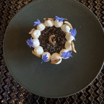 Laurie Raphaël - Caviar tartlet - French Near Me - Quebec City, Quebec Laurie Raphaël - Caviar tartlet - French Near Me - Quebec City, Quebec