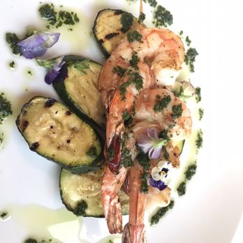 Terra e Mare - Grilled Shrimp Skewer with Zucchini. Delicious! - Steakhouses Near Me - Los Angeles, California Terra e Mare - Grilled Shrimp Skewer with Zucchini. Delicious! - Steakhouses Near Me - Los Angeles, California