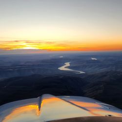 Sasquatch Aviation - Flight over PacNW at sunset