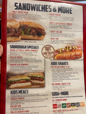 Menu photo 8 Johnny Rockets Reno, NV