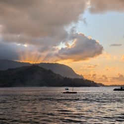 Hanalei Bay Beach - Sunset
