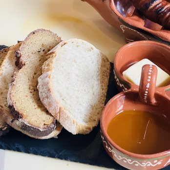 Petiscos - Bread... $5.... Should be free!! Ridiculous! - Portuguese Near Me - San Jose, California