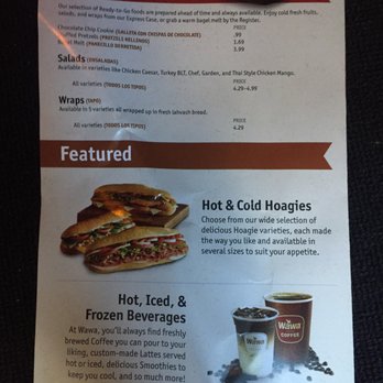 Wawa - On the go menu options - Gas Stations Near Me - Seminole, Florida