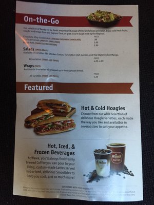Menu photo 2 Wawa Seminole, FL