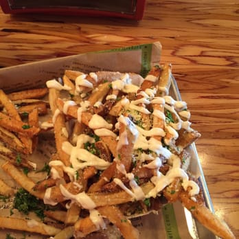 BurgerFi - Fries with Parmesan, garlic, and garlic aioli. - Burgers Near Me - Winter Park, Florida