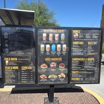 Better Buzz Coffee - Phoenix - Drive thru menu - Coffee & Tea Near Me - Phoenix, Arizona