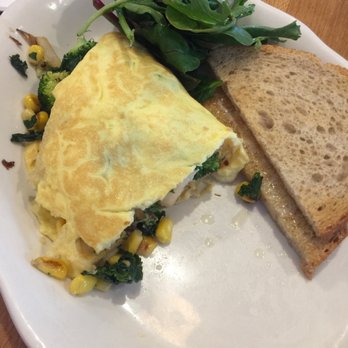 The Edison Automat - Half veggie omelette with sourdough toast - Cafes Near Me - Edison, New Jersey The Edison Automat - Half veggie omelette with sourdough toast - Cafes Near Me - Edison, New Jersey