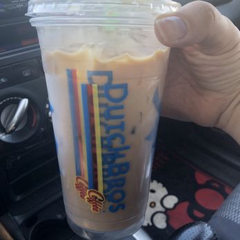 Dutch Bros Coffee - White chocolate latte double cupped yummy - Coffee & Tea Near Me - Rocklin, California Dutch Bros Coffee - White chocolate latte double cupped yummy - Coffee & Tea Near Me - Rocklin, California