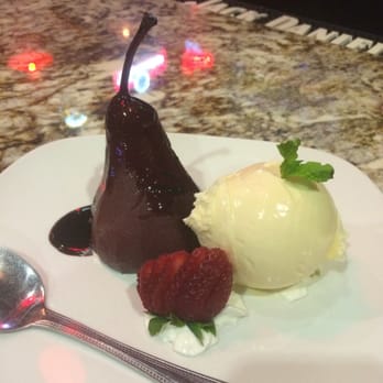 ROC's Firehouse Grille - Ooohhhhh yeah! Poached Pear desert!! - American Near Me - Palm Desert, California