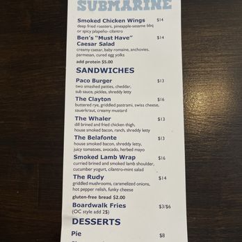 PACO Submarine - Sandwiches Near Me - New Smyrna Beach, Florida