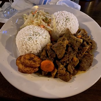 The Russell - Curry Goat w/Rice, Cabbage & Plantains - Caribbean Near Me - Hartford, Connecticut The Russell - Curry Goat w/Rice, Cabbage & Plantains - Caribbean Near Me - Hartford, Connecticut