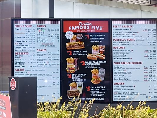 Menu photo 8 Portillo's Orlando, FL