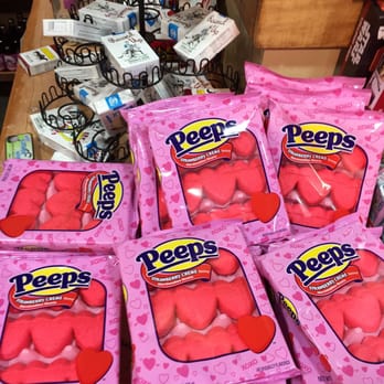 Rocket Fizz - Heart shaped Peeps - Desserts Near Me - Beaverton, Oregon
