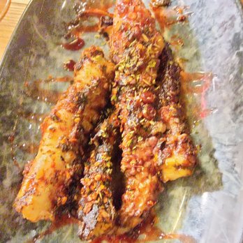 Agora Tysons - Grilled octopus, has a bit of a kick, very flavorful, would order this again and again! - Mediterranean Near Me - Tysons, Virginia