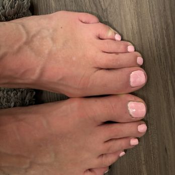 The Salon - Polish coming off right big toe one day later. - Hair Salons Near Me - Renton, Washington