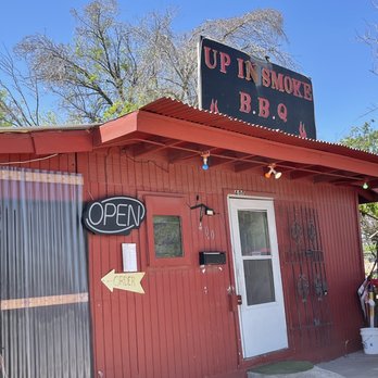 UP IN SMOKE B-B-Q - ows the outside of the restaurant - Barbeque Near Me - Robstown, Texas UP IN SMOKE B-B-Q - ows the outside of the restaurant - Barbeque Near Me - Robstown, Texas