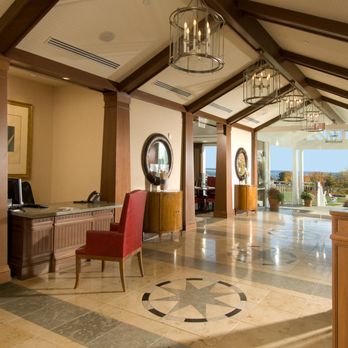 Inn by the Sea - The Lobby at Inn by the Sea opens to views of the ocean - Hotels Near Me - Cape Elizabeth, Maine Inn by the Sea - The Lobby at Inn by the Sea opens to views of the ocean - Hotels Near Me - Cape Elizabeth, Maine