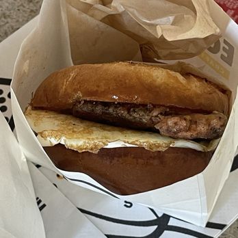 Eggbred - Sausage Egg & Cheese - Breakfast & Brunch Near Me - La Habra, California Eggbred - Sausage Egg & Cheese - Breakfast & Brunch Near Me - La Habra, California