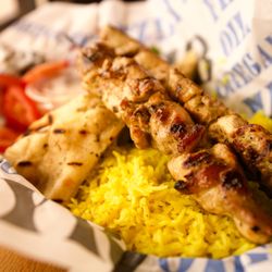 Nick The Greek - Souvlaki plate