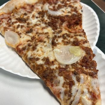 Humpavelli's Pizza - Slice of the day - Bacon and onion - Pizza Near Me - Titusville, Florida Humpavelli's Pizza - Slice of the day - Bacon and onion - Pizza Near Me - Titusville, Florida