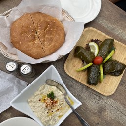 Baba Ganush and Dolma