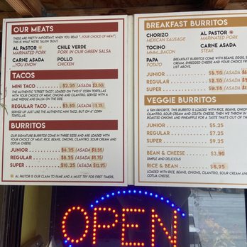 Boni's Tacos - Menu 3/25/22 - Mexican Near Me - Cambria, California Boni's Tacos - Menu 3/25/22 - Mexican Near Me - Cambria, California