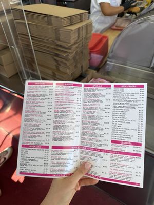 Menu photo 2 Pink's Hot Dogs Los Angeles, CA Menu photo 2 Pink's Hot Dogs Los Angeles, CA