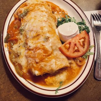 Avilas El Ranchito - Azteca Burrito with shredded beef - Mexican Near Me - Costa Mesa, California