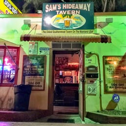 Sam's Hideaway at the south end of Krome Avenue is a classic, authentic dive bar of the first order, a step back to a simpler time. Sam's Hideaway at the south end of Krome Avenue is a classic, authentic dive bar of the first order, a step back to a simpler time.