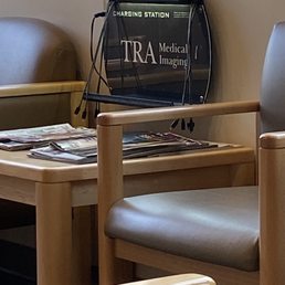 Wow! Charging station in waiting room!