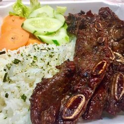 Casian Kitchen Food Truck - Marinated Korean Short Ribs with Rice and Veggies