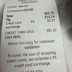 Rowena's Diner - Total for breakfast Holy crap not a fan will not be back!!