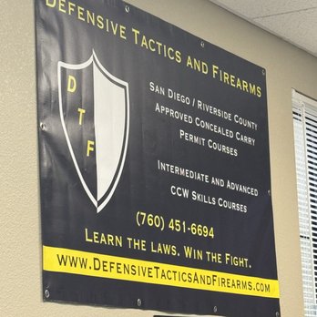 Defensive Tactics and Firearms - Murrieta Classroom - Firearm Training Near Me - Murrieta, California Defensive Tactics and Firearms - Murrieta Classroom - Firearm Training Near Me - Murrieta, California