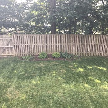 CuttingEdge Lawncare Services - This area was all rocks, clay and dirt when we moved in 18 months ago. What a difference! - Lawn Services Near Me - Manassas, Virginia