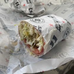 Jimmy John's - Tuscan wrap sans asked- for sub bun