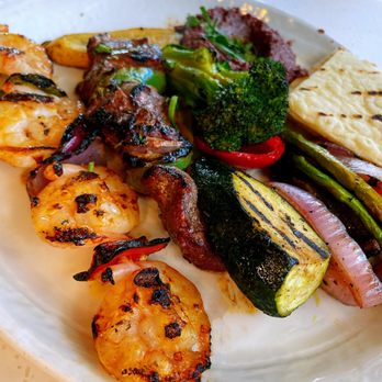 Olive Pit Grill - Brea - Grilled Shrimp Entree. - Greek Near Me - Brea, California Olive Pit Grill - Brea - Grilled Shrimp Entree. - Greek Near Me - Brea, California