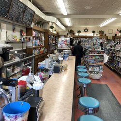 Soda Fountain at Nantucket Pharmacy - Counter area