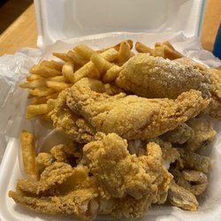 JJ Fish & Chicken - Griffin - Catfish nuggets and 3 piece perch Pick 2 combo $12.99 before tax