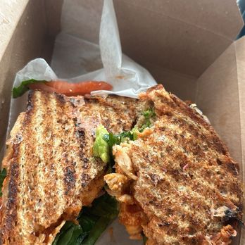 Freshly Fused - Buffalo chicken sandwich - Juice Bars & Smoothies Near Me - New Hudson, Michigan Freshly Fused - Buffalo chicken sandwich - Juice Bars & Smoothies Near Me - New Hudson, Michigan