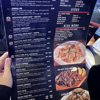 Chason's - Menu 2024 - Seafood Near Me - Elk Grove, California
