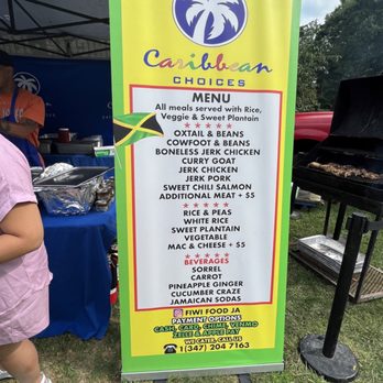 Caribbean Choices - 8/26/23 @ Memorial Park in Maplewood NJ - Caterers Near Me