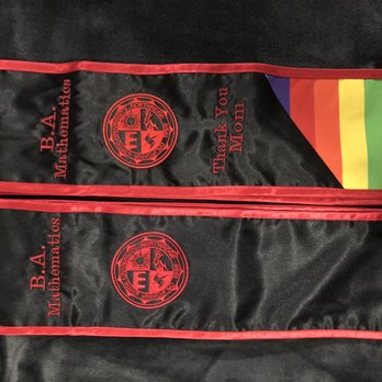 Borders Custom Embroidery - Graduation Sash - Embroidery & Crochet Near Me - Pacoima, California