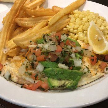 Denny's Restaurant Motel Village - tilapia dish - Breakfast & Brunch Near Me - Calgary, Alberta