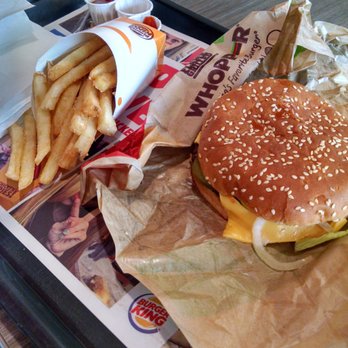 Burger King - Whopper and fries. - Burgers Near Me - Ravenna, Ohio