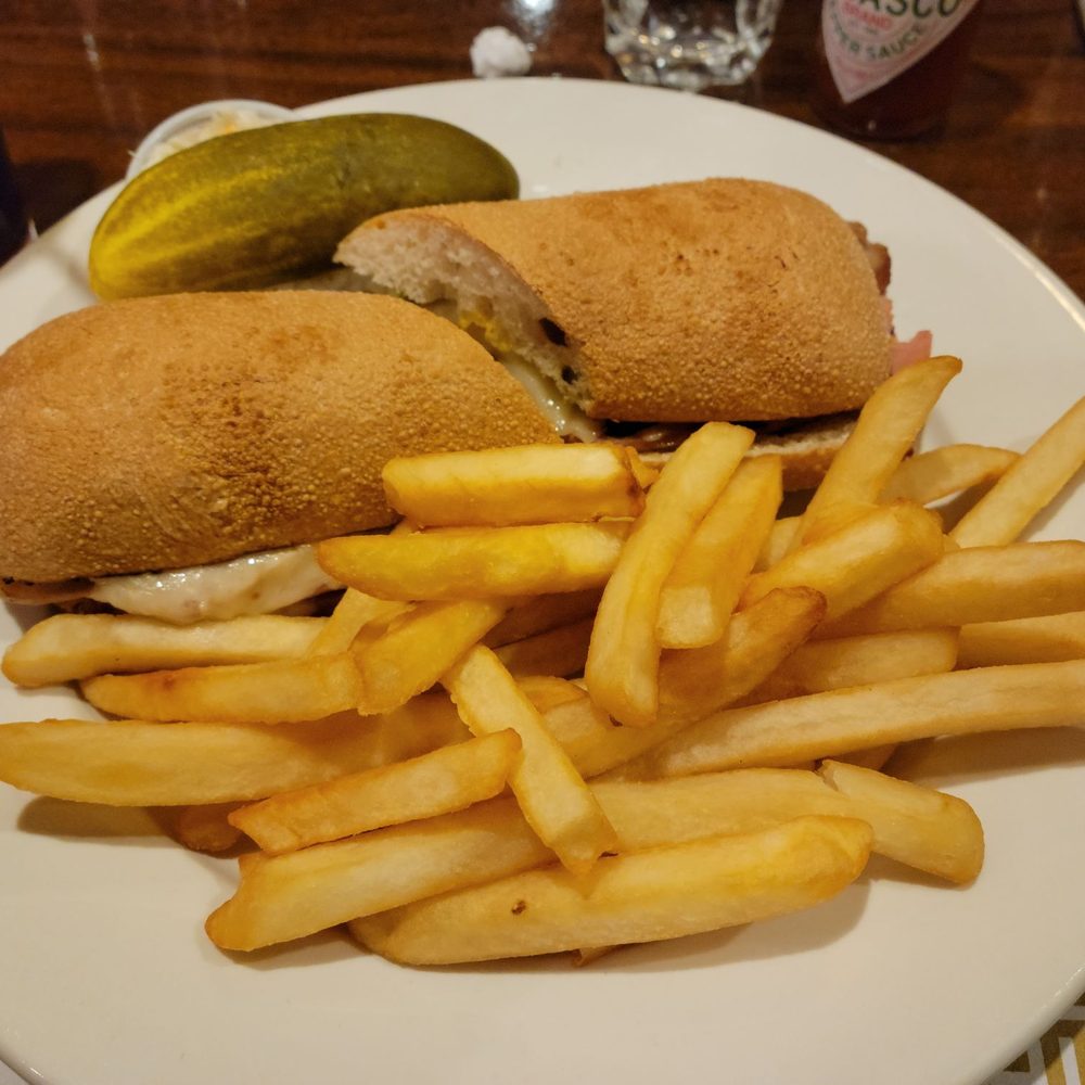 Coach House Diner - Cuban Sandwich with Cole slaw, pickle and fries. - Diners Near Me - Hackensack, New Jersey Coach House Diner - Cuban Sandwich with Cole slaw, pickle and fries. - Diners Near Me - Hackensack, New Jersey
