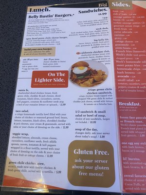 Menu photo 5 Weck's Los Lunas, NM