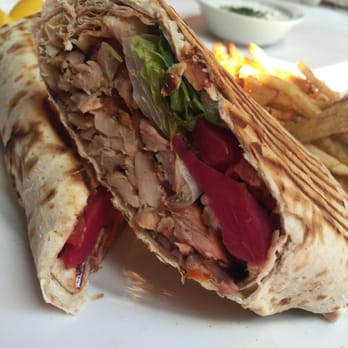Cafe Santorini - Chicken wrap - Italian Near Me - Pasadena, California