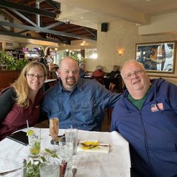 Rick's Auto Shop - Shelly, Branden, Rick,  Having lunch.